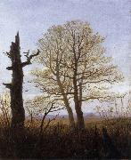 Carl Gustav Carus Landscape in Early Spring Sweden oil painting artist
